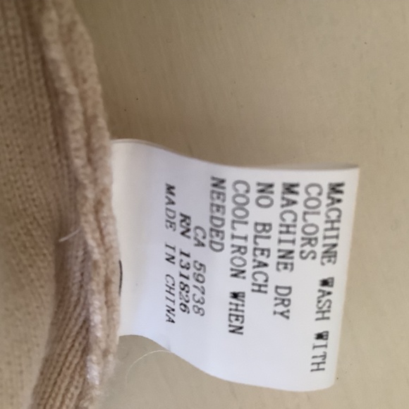 Sweater skirt.  Cream midi in large. Worn once. - Picture 3 of 6